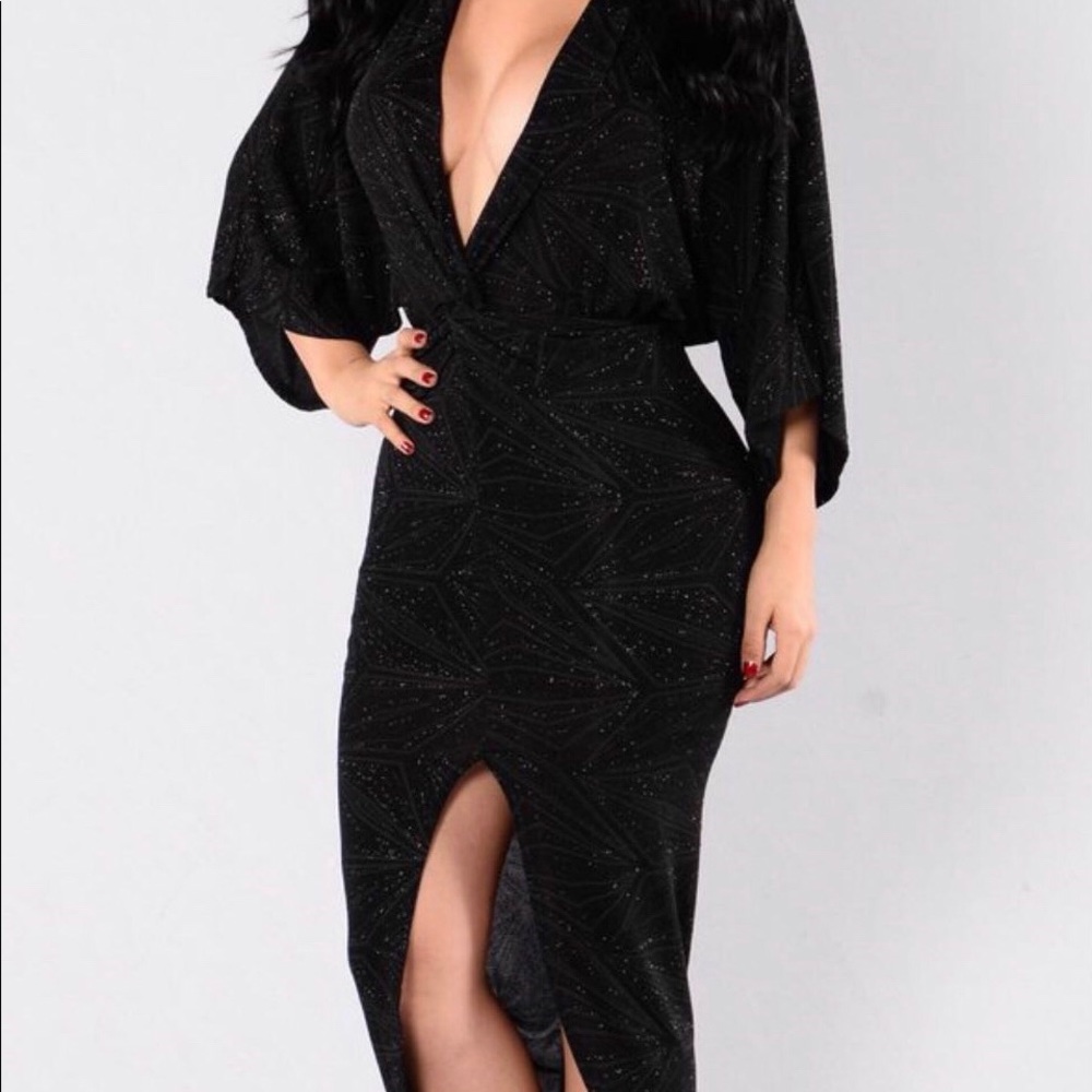 FashionNova 1XL Glitter Dress